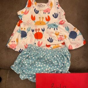 Marie Nicole Crab Print Outfit
